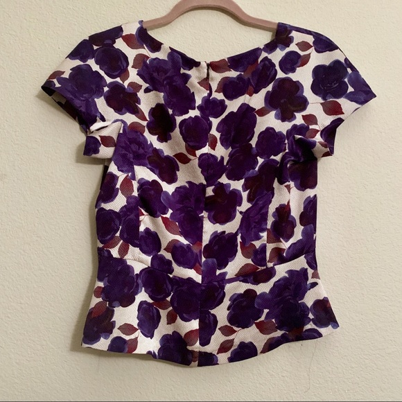 Versatile Anne Taylor Peplum Top (size 2) - Picture 4 of 5